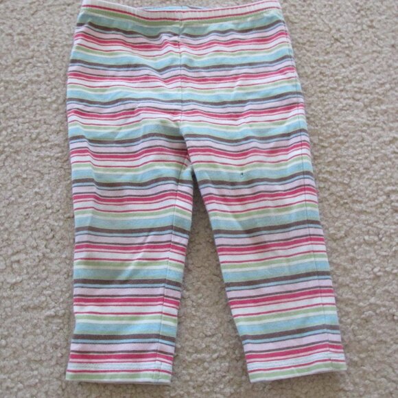 Baby Greendog 2 Piece Shirt Pants Outfit Girls Size 6-9M Multicolor Striped - Picture 5 of 7